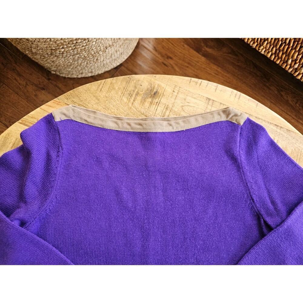 Lauren Ralph Lauren Wool Blend Sweather Women's Size S Preppy Career Equestrian - Picture 4 of 8
